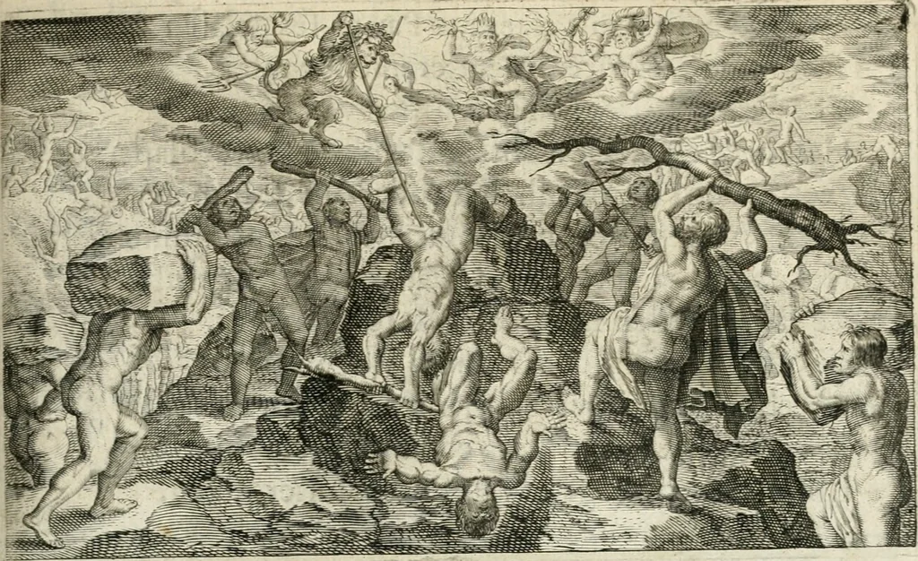 An illustration from Dan. Heinsii Nederduytsche poemata, 1618, leaf 150