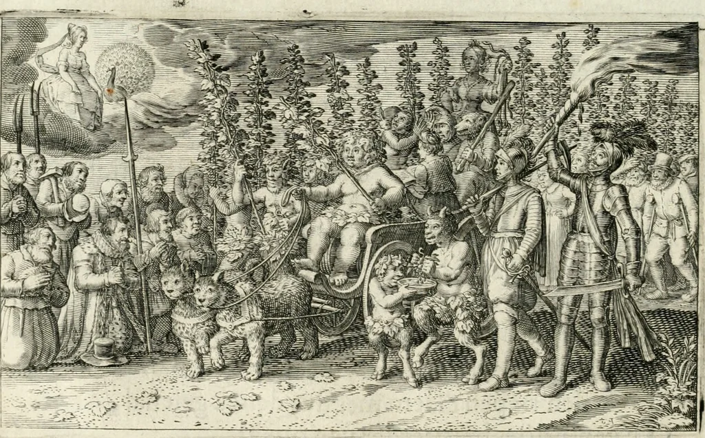 An illustration from Dan. Heinsii Nederduytsche poemata, 1618, leaf 151