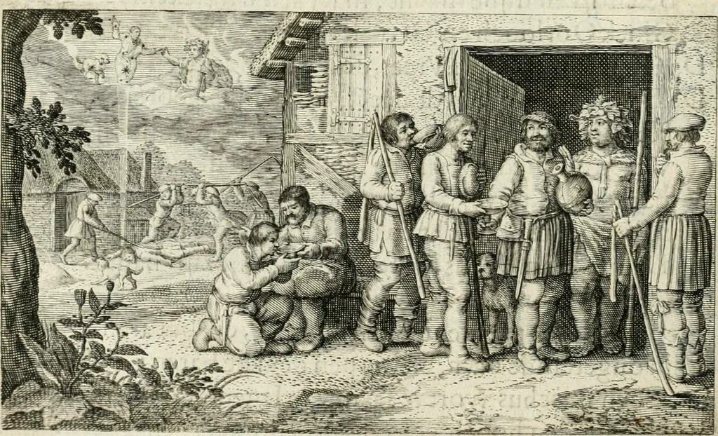 An illustration from Dan. Heinsii Nederduytsche poemata, 1618, leaf 153