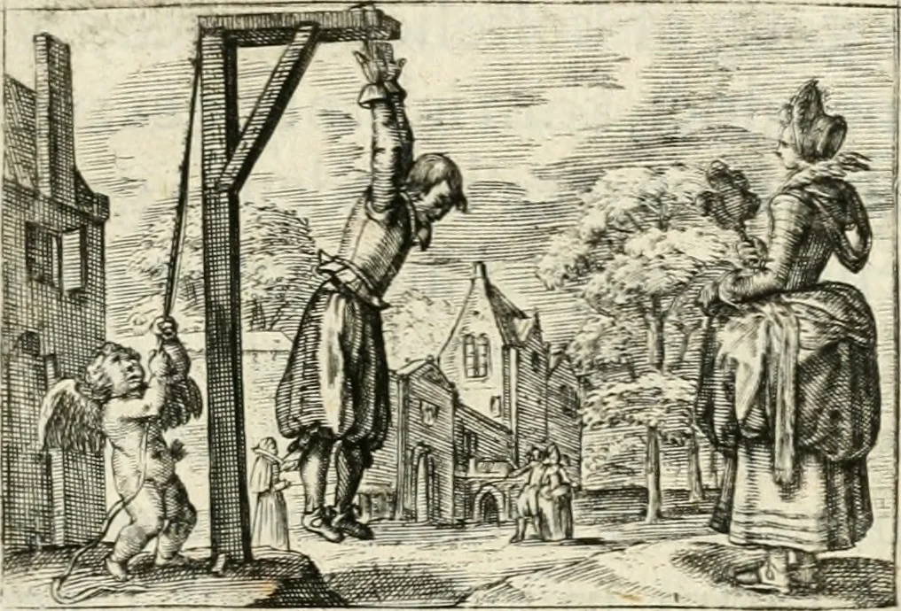 An illustration from Dan. Heinsii Nederduytsche poemata, 1618, leaf 46