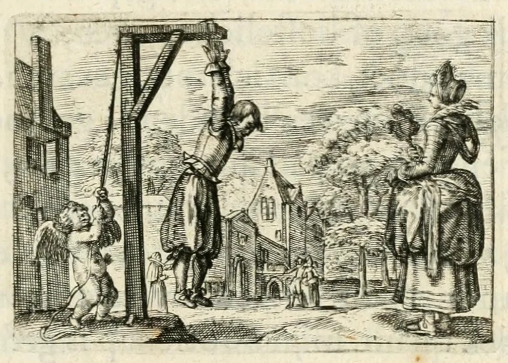 An illustration from Dan. Heinsii Nederduytsche poemata, 1618, leaf 47