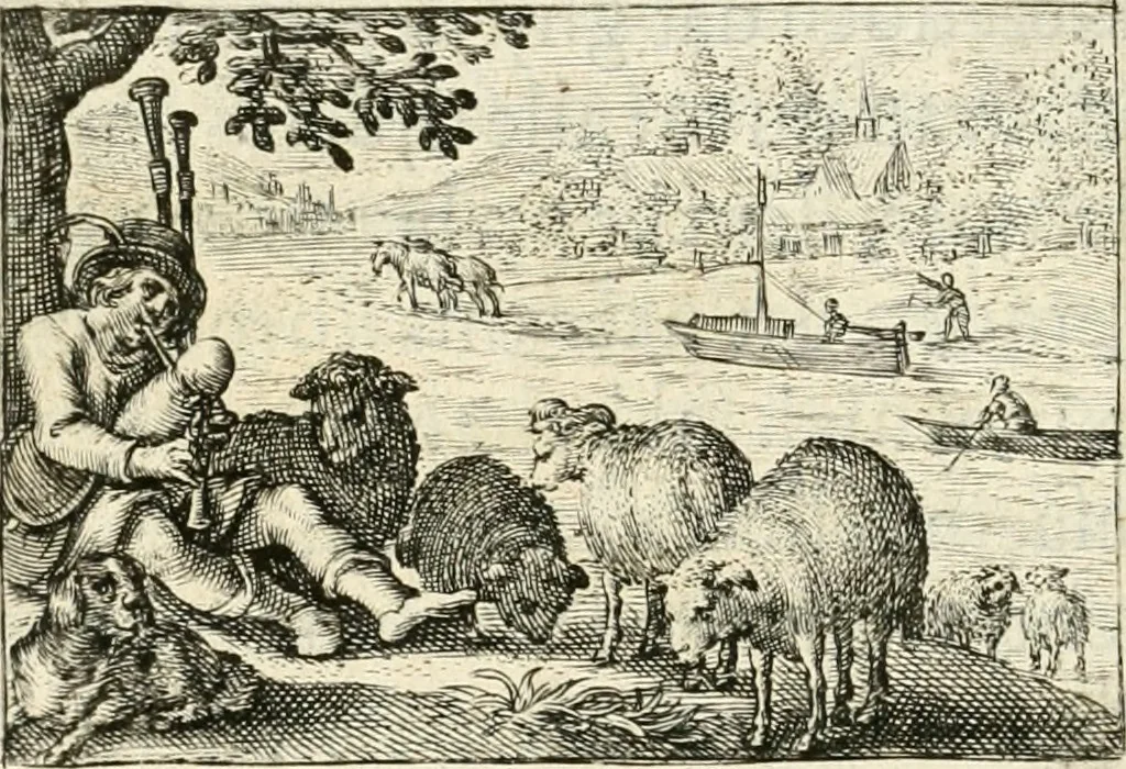 An illustration from Dan. Heinsii Nederduytsche poemata, 1618, leaf 53