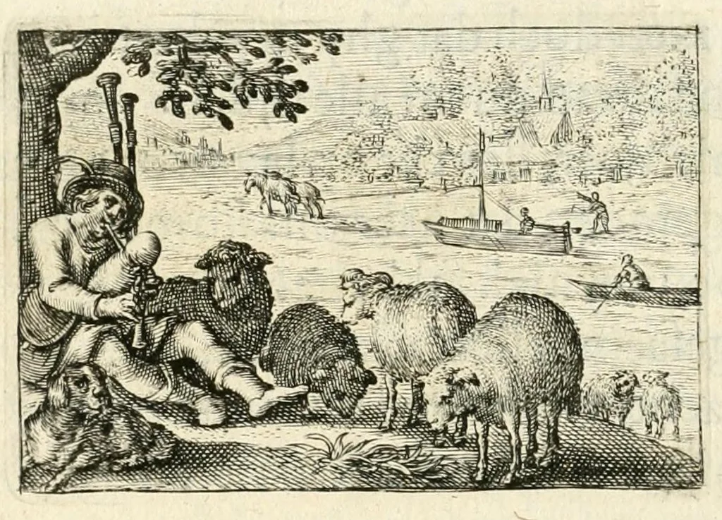 An illustration from Dan. Heinsii Nederduytsche poemata, 1618, leaf 54