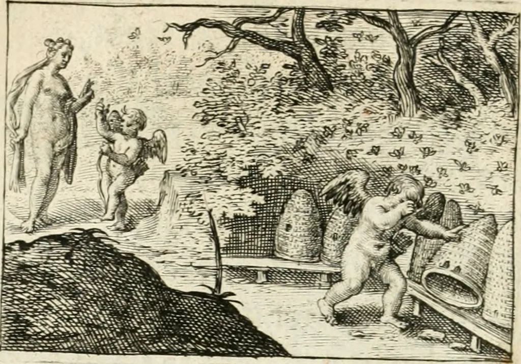 An illustration from Dan. Heinsii Nederduytsche poemata, 1618, leaf 69
