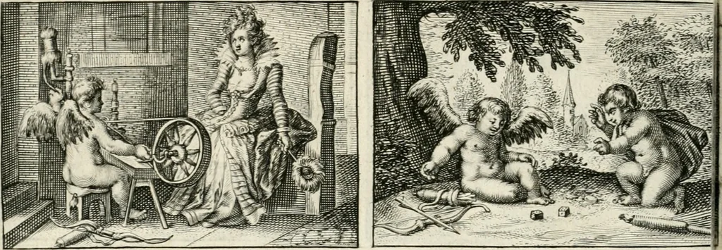 An illustration from Dan. Heinsii Nederduytsche poemata, 1618, leaf 97