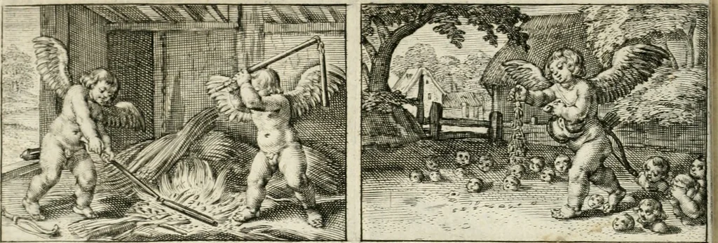 An illustration from Dan. Heinsii Nederduytsche poemata, 1618, leaf 99