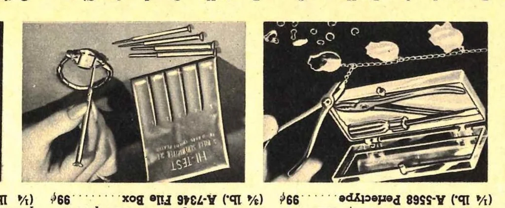 An illustration from Helen Gallagher - Foster House - Mid-Winter Sale 1964, 1964, leaf 13