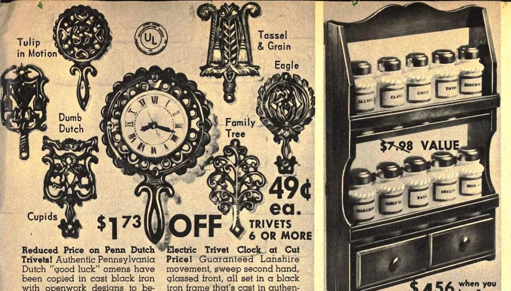 An illustration from Helen Gallagher - Foster House - Mid-Winter Sale 1964, 1964, leaf 38