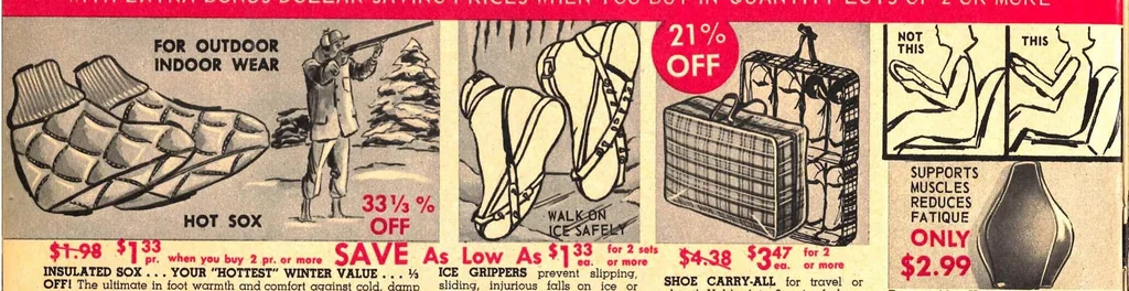An illustration from Helen Gallagher - Foster House - Mid-Winter Sale 1964, 1964, leaf 43