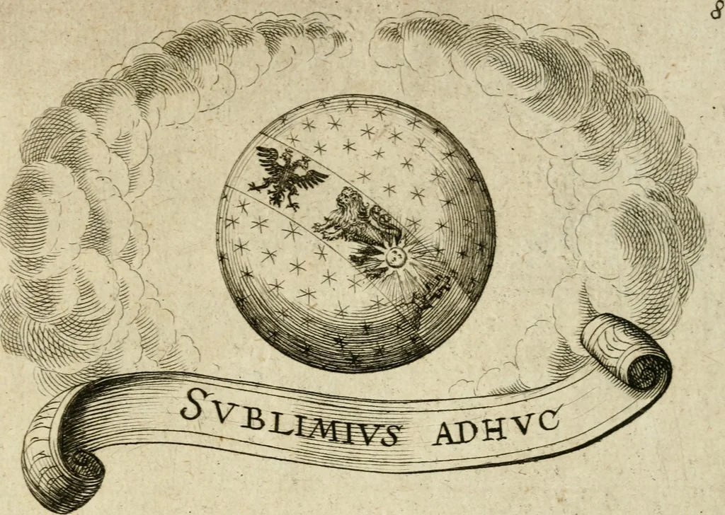 An illustration from Helicon Boemo-Hercynius : in quo nouem applausibus coronatur neo-rex Boemiae Leopoldvs, 1656, leaf 20