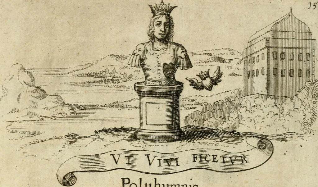 An illustration from Helicon Boemo-Hercynius : in quo nouem applausibus coronatur neo-rex Boemiae Leopoldvs, 1656, leaf 34