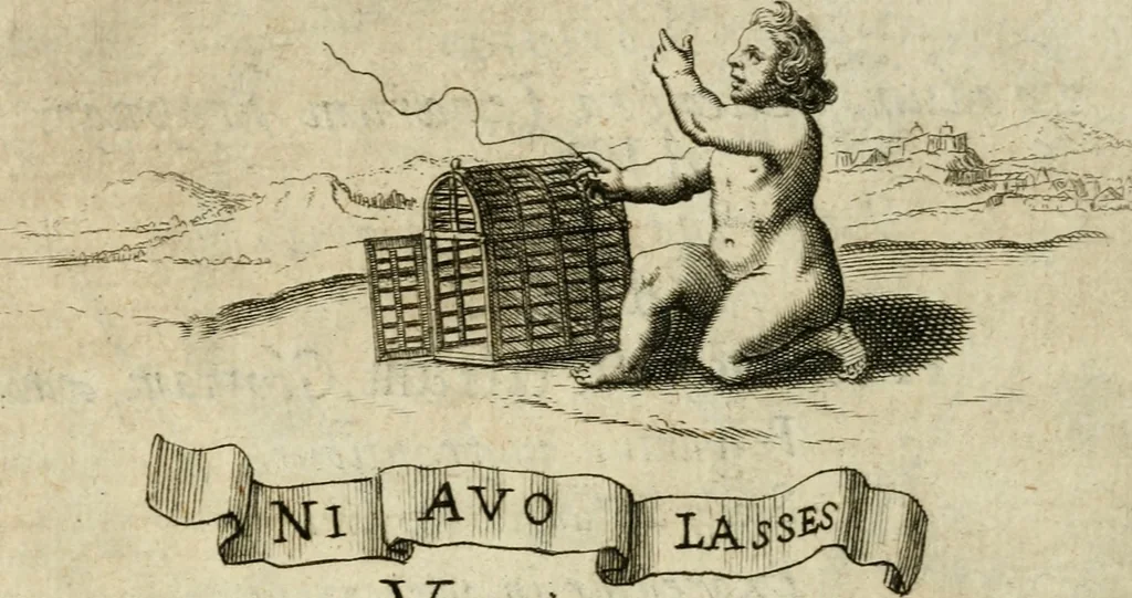 An illustration from Helicon Boemo-Hercynius : in quo nouem applausibus coronatur neo-rex Boemiae Leopoldvs, 1656, leaf 42