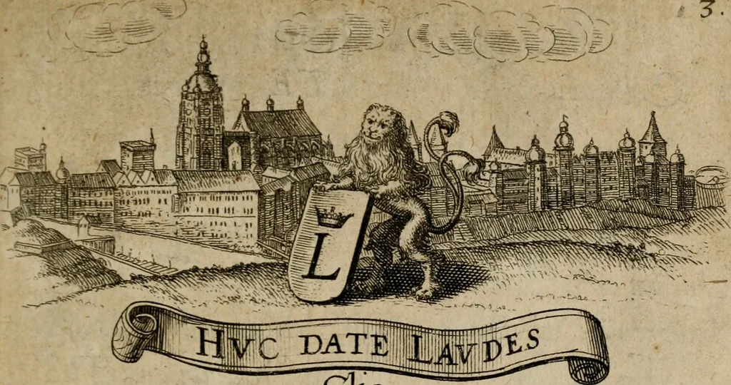 An illustration from Helicon Boemo-Hercynius, in quo nouem applausibus coronatur Neo-Rex Boemiæ Leopoldus, 1656, leaf 12