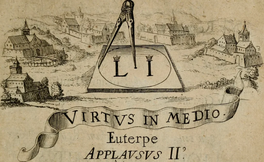 An illustration from Helicon Boemo-Hercynius, in quo nouem applausibus coronatur Neo-Rex Boemiæ Leopoldus, 1656, leaf 16