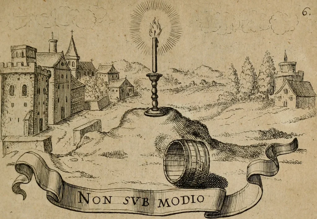 An illustration from Helicon Boemo-Hercynius, in quo nouem applausibus coronatur Neo-Rex Boemiæ Leopoldus, 1656, leaf 18