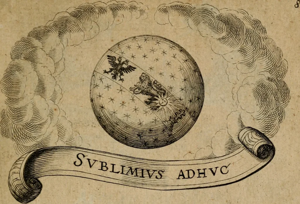 An illustration from Helicon Boemo-Hercynius, in quo nouem applausibus coronatur Neo-Rex Boemiæ Leopoldus, 1656, leaf 22
