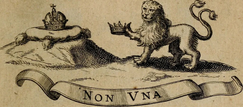 An illustration from Helicon Boemo-Hercynius, in quo nouem applausibus coronatur Neo-Rex Boemiæ Leopoldus, 1656, leaf 30