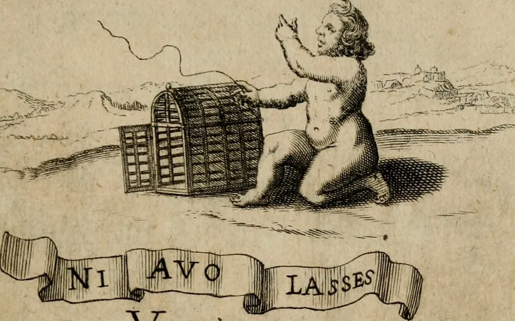 An illustration from Helicon Boemo-Hercynius, in quo nouem applausibus coronatur Neo-Rex Boemiæ Leopoldus, 1656, leaf 44