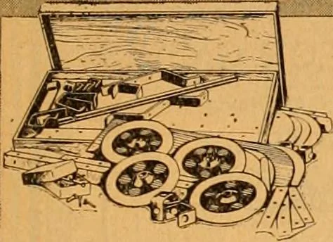An illustration from Hello boys! look at these Gilbert toys., 1919, leaf 11