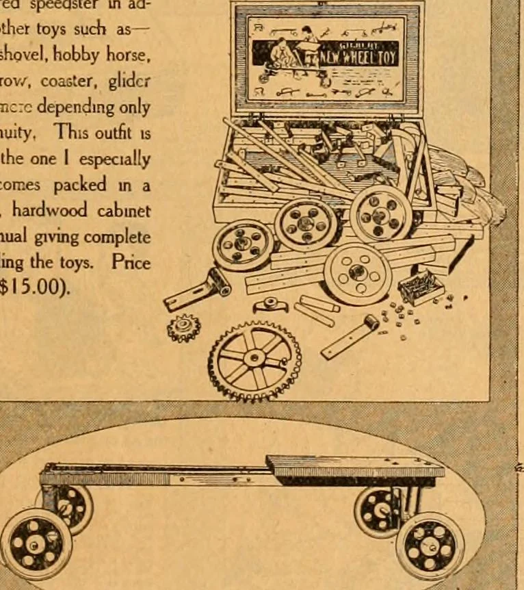 An illustration from Hello boys! look at these Gilbert toys., 1919, leaf 11