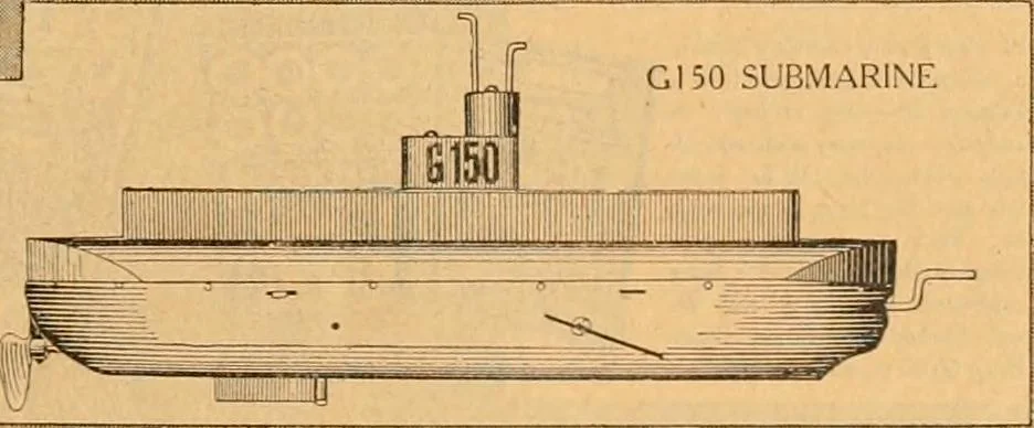 An illustration from Hello boys! look at these Gilbert toys., 1919, leaf 13