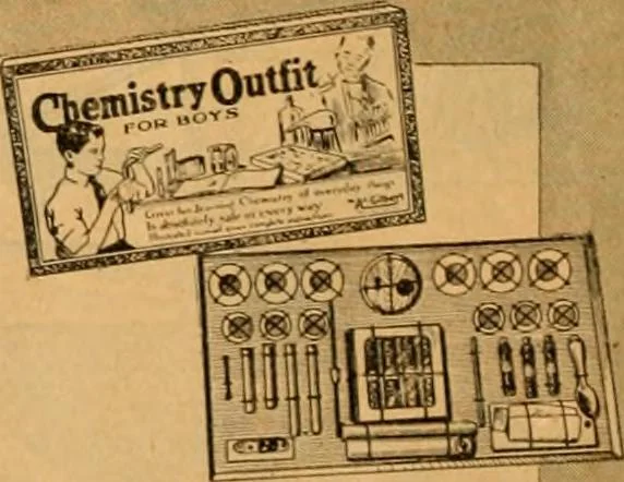 An illustration from Hello boys! look at these Gilbert toys., 1919, leaf 14