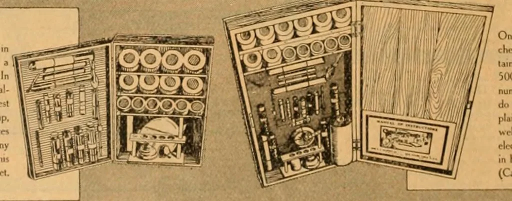 An illustration from Hello boys! look at these Gilbert toys., 1919, leaf 14
