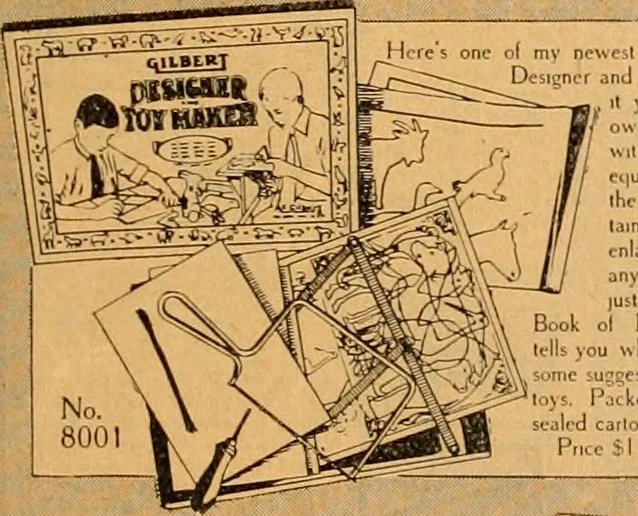 An illustration from Hello boys! look at these Gilbert toys., 1919, leaf 15