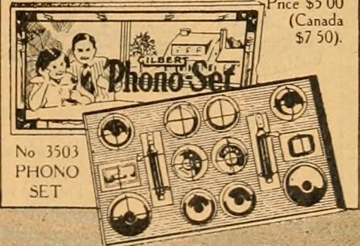 An illustration from Hello boys! look at these Gilbert toys., 1919, leaf 5