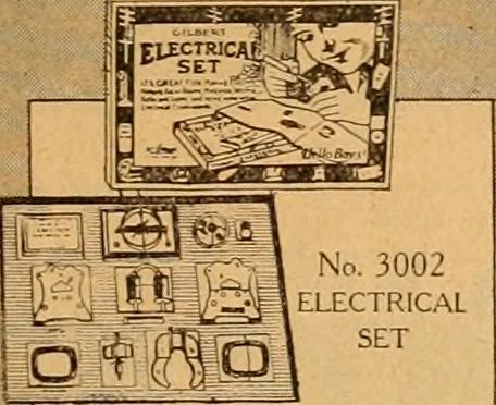 An illustration from Hello boys! look at these Gilbert toys., 1919, leaf 5