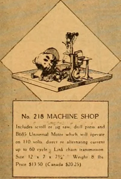 An illustration from Hello boys! look at these Gilbert toys., 1919, leaf 7