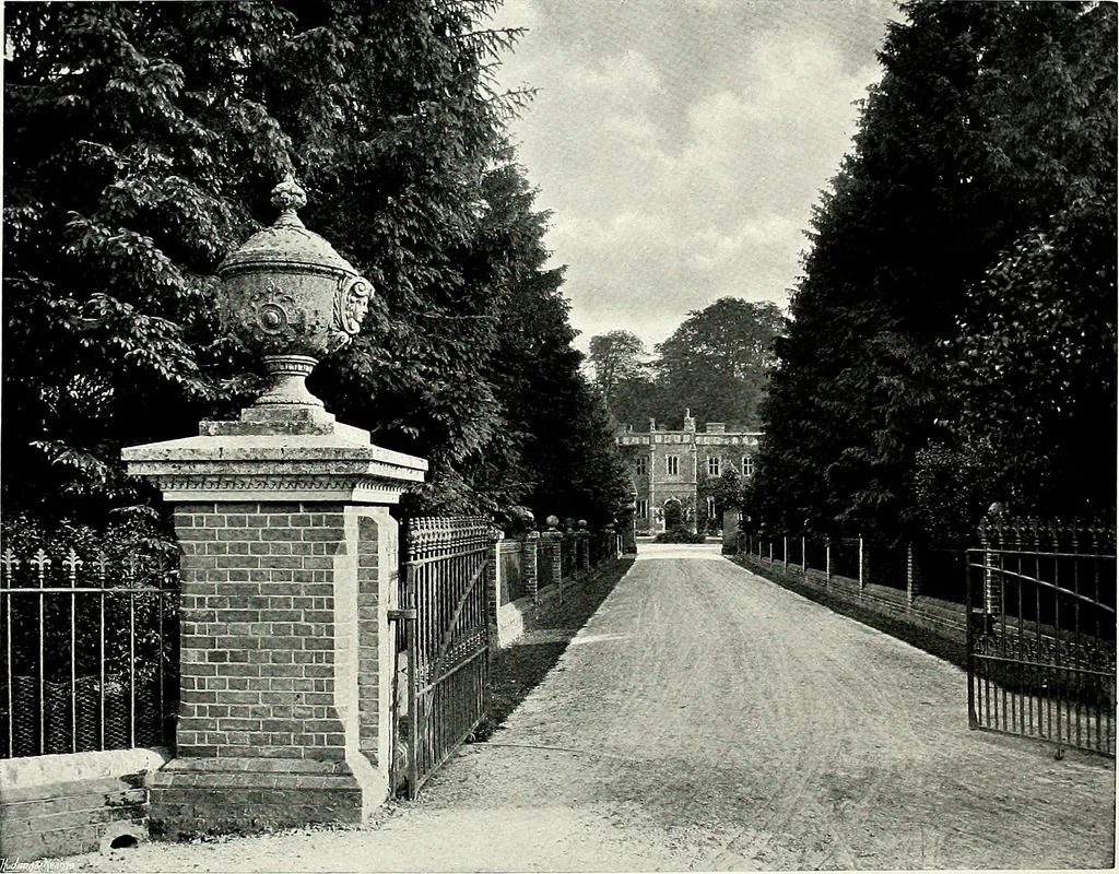 An illustration from Henderson's picturesque gardens and ornamental gardening illustrated, 1908, leaf 10