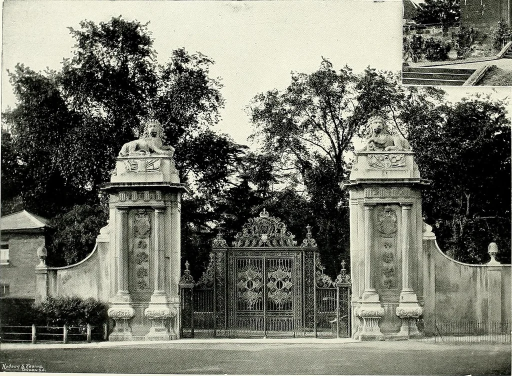 An illustration from Henderson's picturesque gardens and ornamental gardening illustrated, 1908, leaf 11