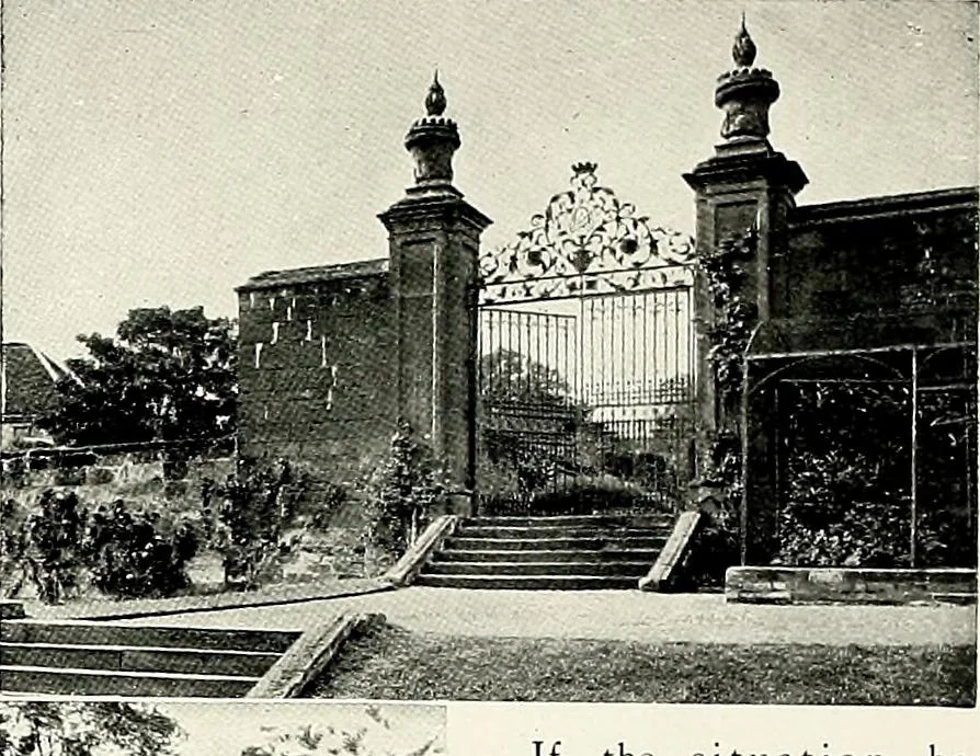An illustration from Henderson's picturesque gardens and ornamental gardening illustrated, 1908, leaf 11