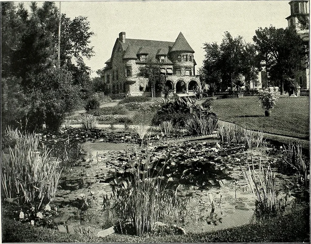 An illustration from Henderson's picturesque gardens and ornamental gardening illustrated, 1908, leaf 115