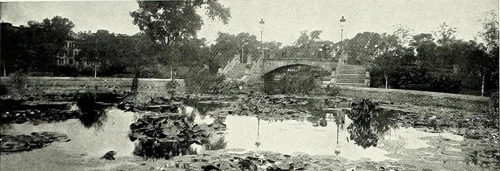An illustration from Henderson's picturesque gardens and ornamental gardening illustrated, 1908, leaf 116