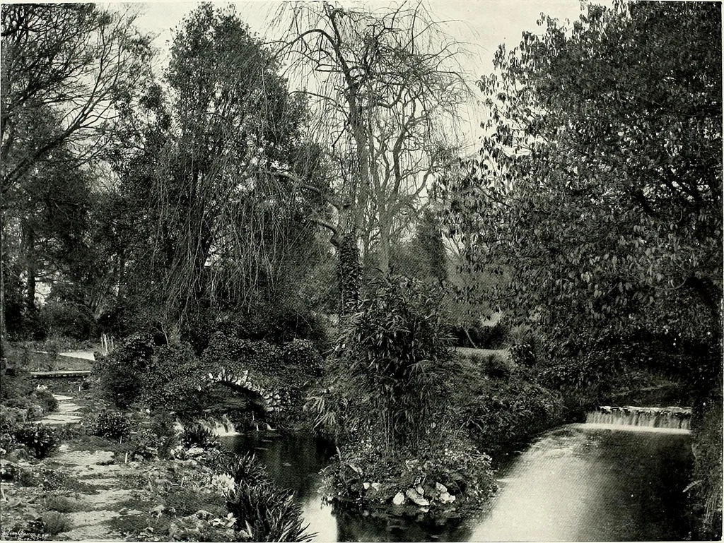 An illustration from Henderson's picturesque gardens and ornamental gardening illustrated, 1908, leaf 128