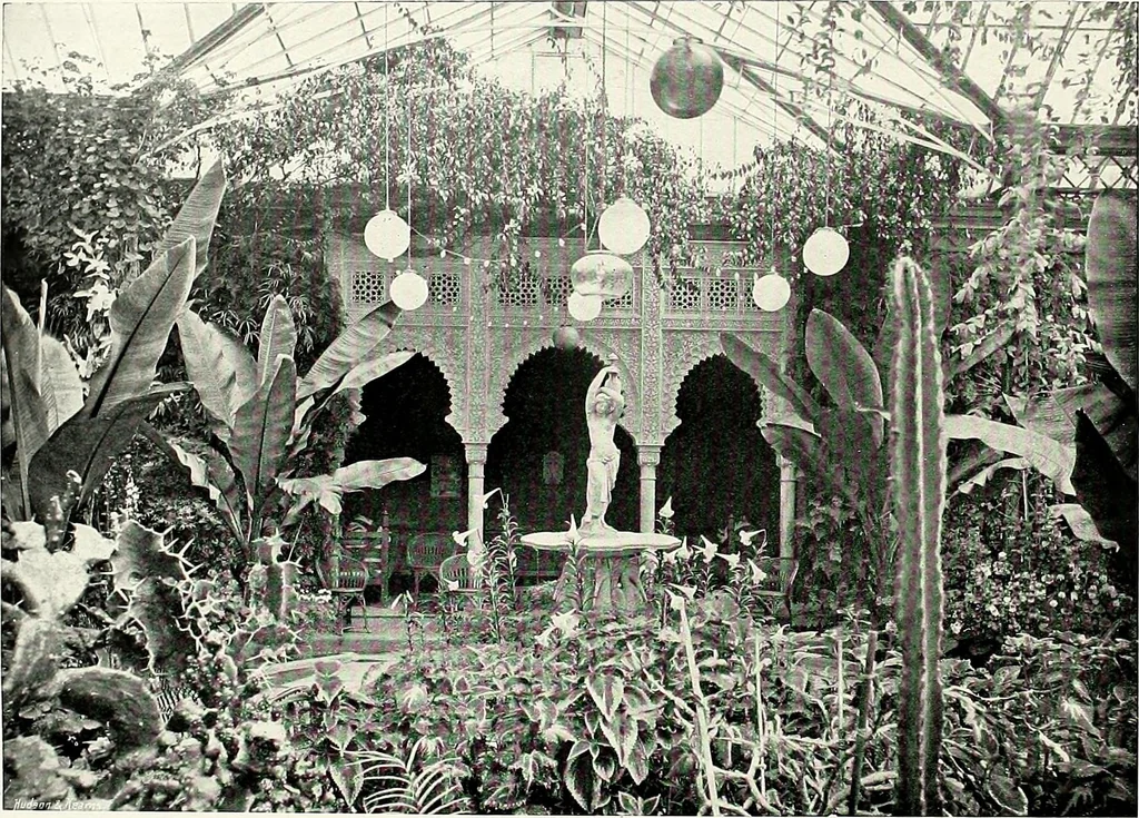 An illustration from Henderson's picturesque gardens and ornamental gardening illustrated, 1908, leaf 163