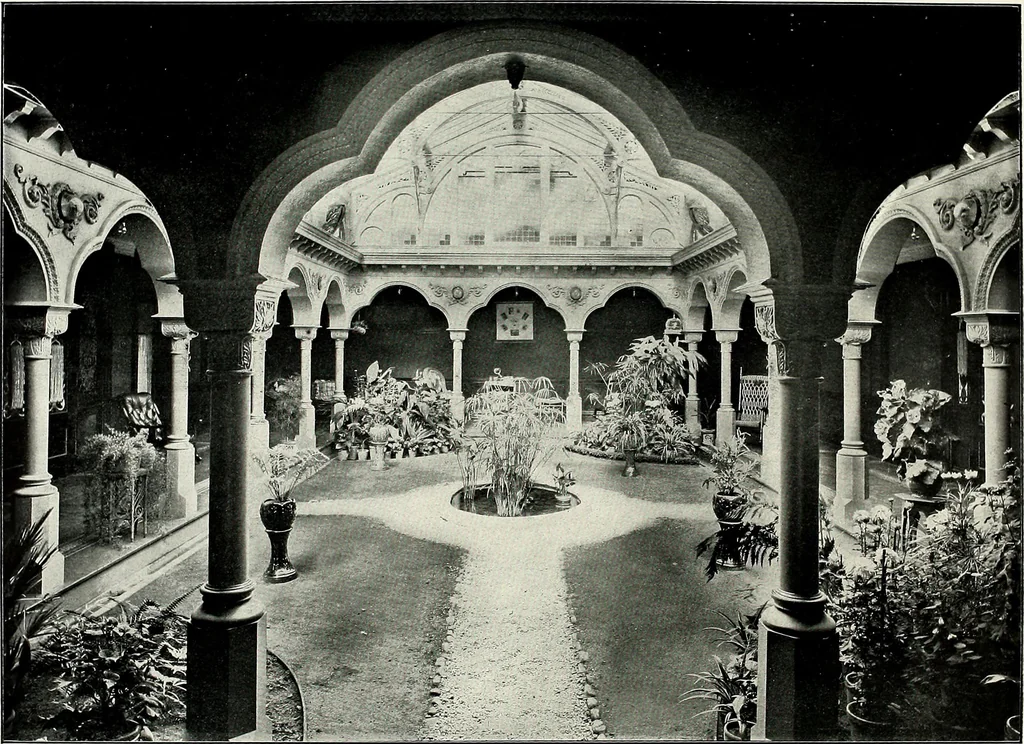 An illustration from Henderson's picturesque gardens and ornamental gardening illustrated, 1908, leaf 164