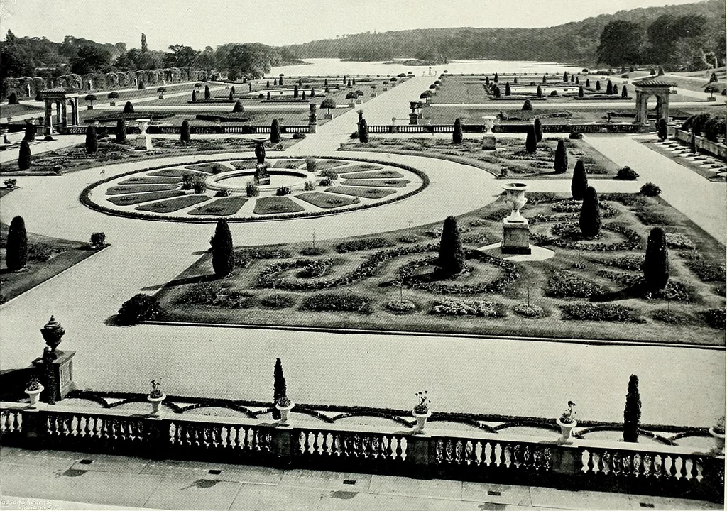 An illustration from Henderson's picturesque gardens and ornamental gardening illustrated, 1908, leaf 18