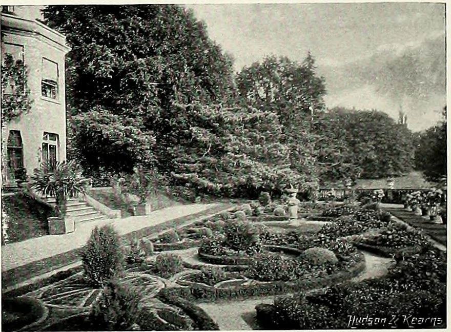 An illustration from Henderson's picturesque gardens and ornamental gardening illustrated, 1908, leaf 26