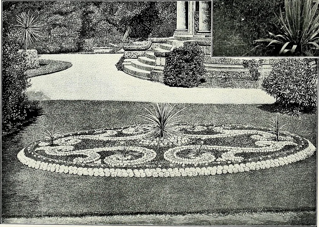 An illustration from Henderson's picturesque gardens and ornamental gardening illustrated, 1908, leaf 33