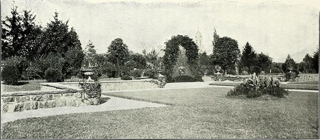 An illustration from Henderson's picturesque gardens and ornamental gardening illustrated, 1908, leaf 36