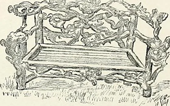 An illustration from Henderson's picturesque gardens and ornamental gardening illustrated, 1908, leaf 42