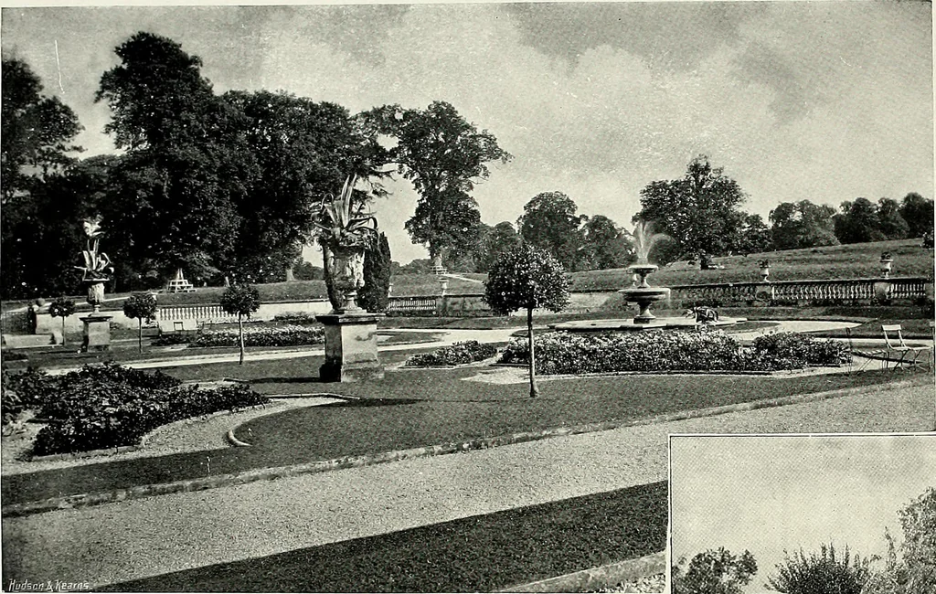 An illustration from Henderson's picturesque gardens and ornamental gardening illustrated, 1908, leaf 45