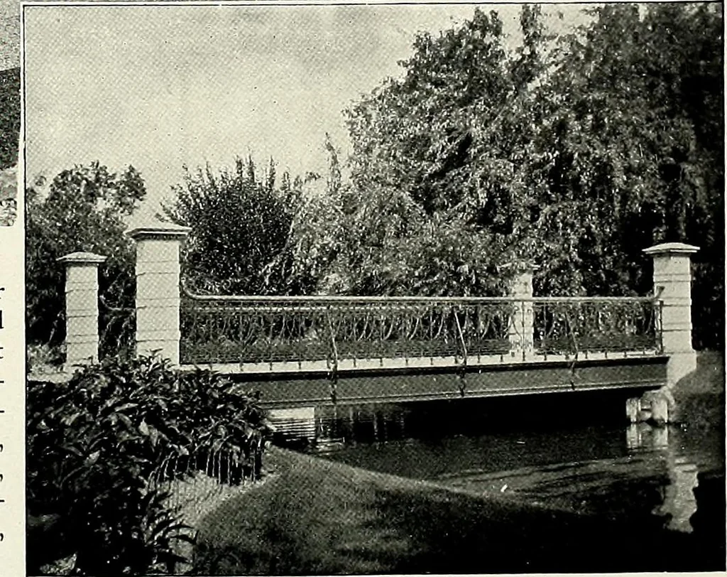 An illustration from Henderson's picturesque gardens and ornamental gardening illustrated, 1908, leaf 45