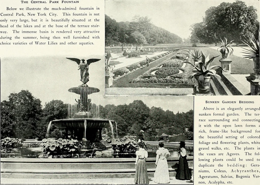 An illustration from Henderson's picturesque gardens and ornamental gardening illustrated, 1908, leaf 46