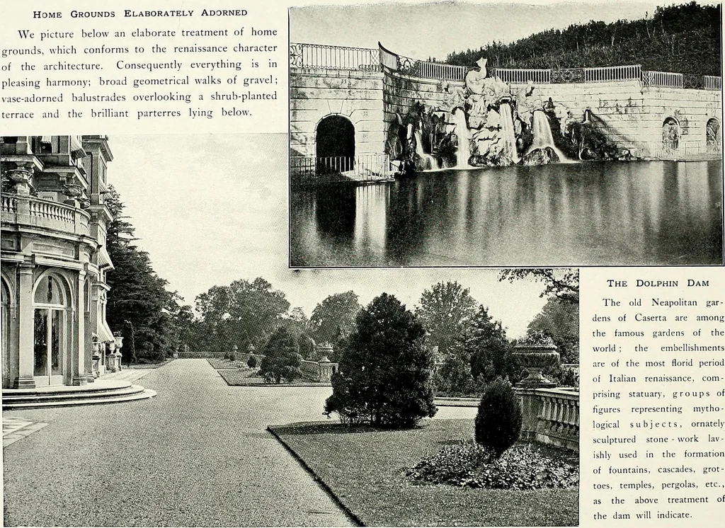 An illustration from Henderson's picturesque gardens and ornamental gardening illustrated, 1908, leaf 47