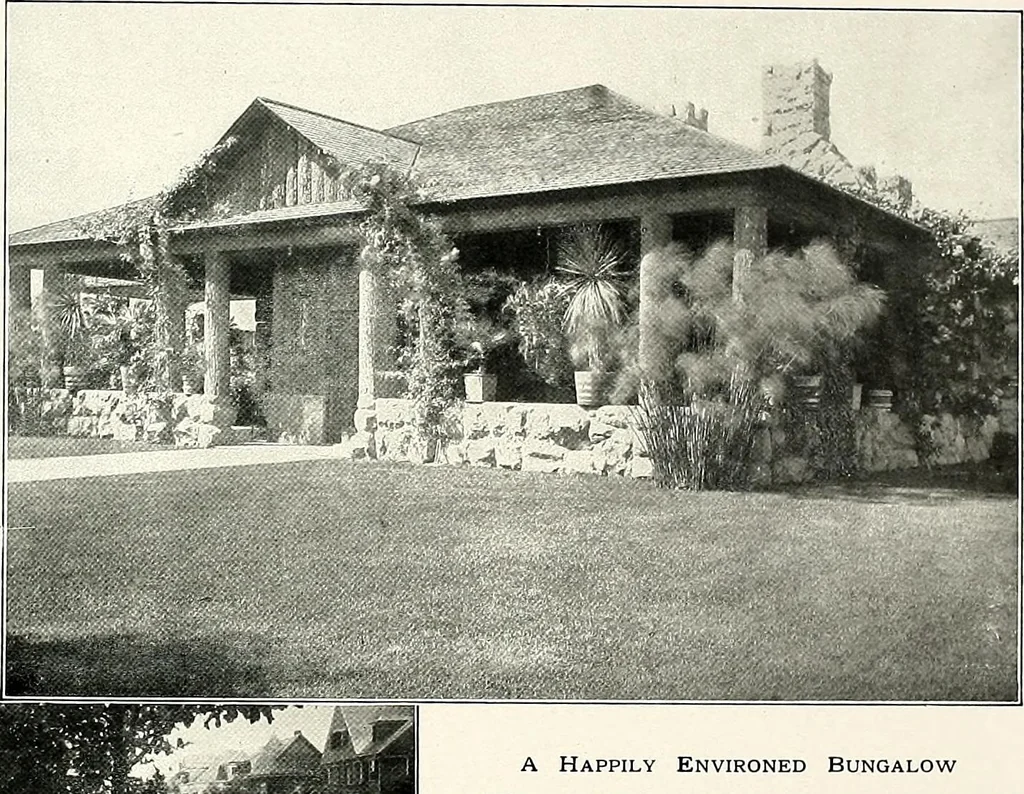 An illustration from Henderson's picturesque gardens and ornamental gardening illustrated, 1908, leaf 57