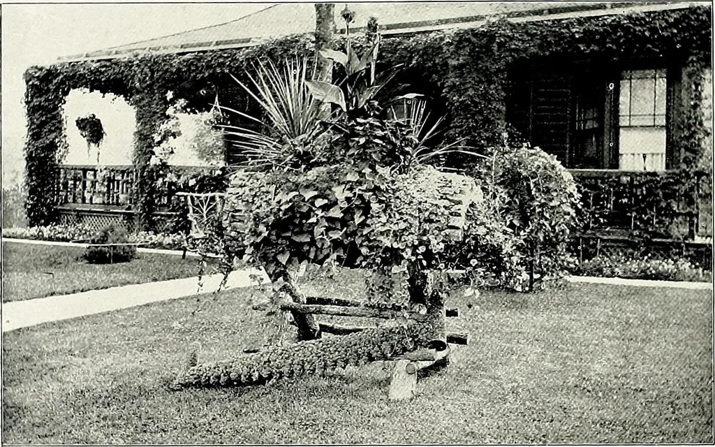An illustration from Henderson's picturesque gardens and ornamental gardening illustrated, 1908, leaf 58